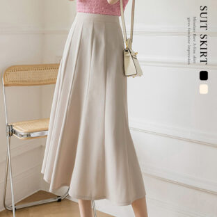 Aラインフレアスカート 全2色