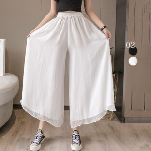 シフォンガチョウパンツ 全２色