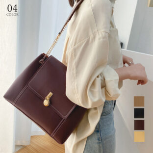 ２wayチェーンスクエアショルダーバッグ 全４色