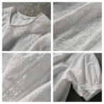 レース　カットソー、半袖