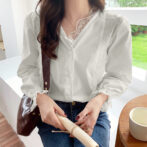 レース、ブラウス、韓国