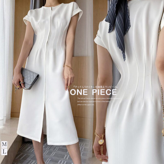 白 ワンピース きれいめ