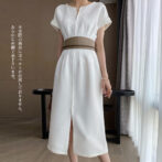 白 ワンピース きれいめ