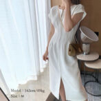 白 ワンピース きれいめ