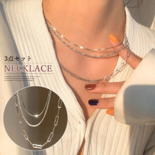 ３セットチョーカーネックレス