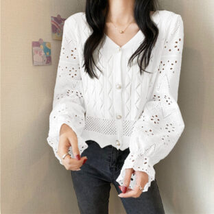 非公開: ドッキングレースニット 全４色