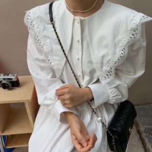 レースチュニックワンピース 全２色