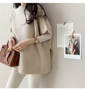 全身アイボリー　コーデ