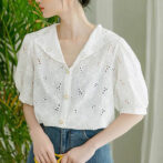 レース　ブラウス