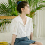 レース　ブラウス