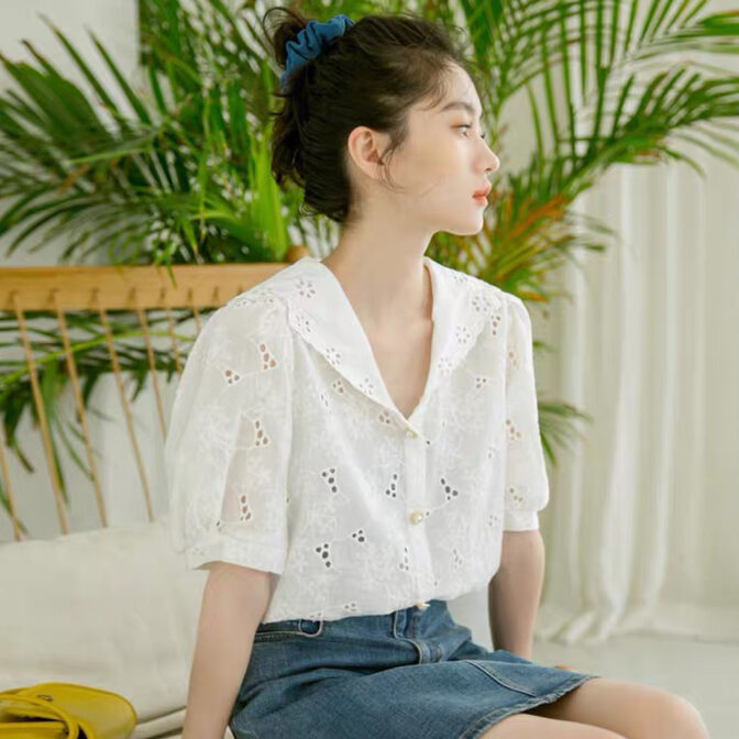 レース　ブラウス