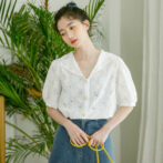 レース　ブラウス