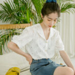 レース　ブラウス