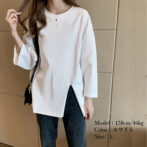 スリット シャツ レディース