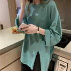 スリット シャツ レディース