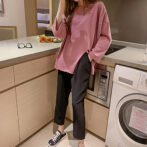 スリット シャツ レディース