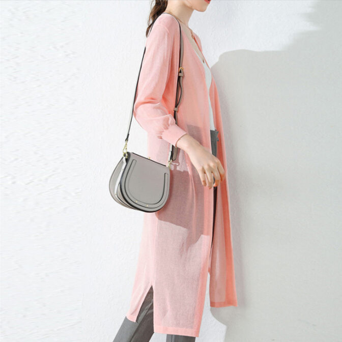 ロングカーディガン レディース