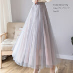 マキシ丈フレアスカート コーデ