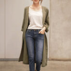 涼しい カーディガン オフィス