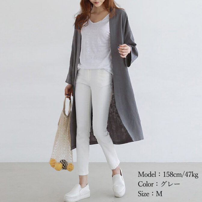 涼しい カーディガン オフィス