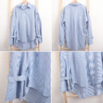 ストライプシャツレディース