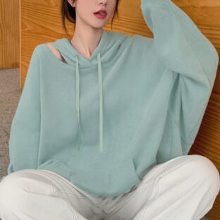 カジュアルフーディーTシャツ 全２色