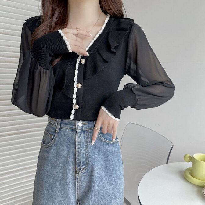 ニットソー レディース