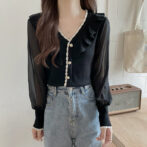 ニットソー レディース