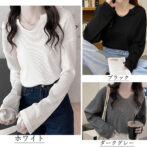 キーネック　カットソー