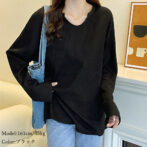 キーネック　カットソー