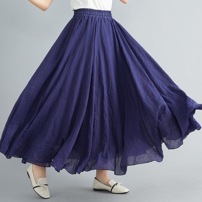 リネン スカート