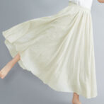 リネン スカート