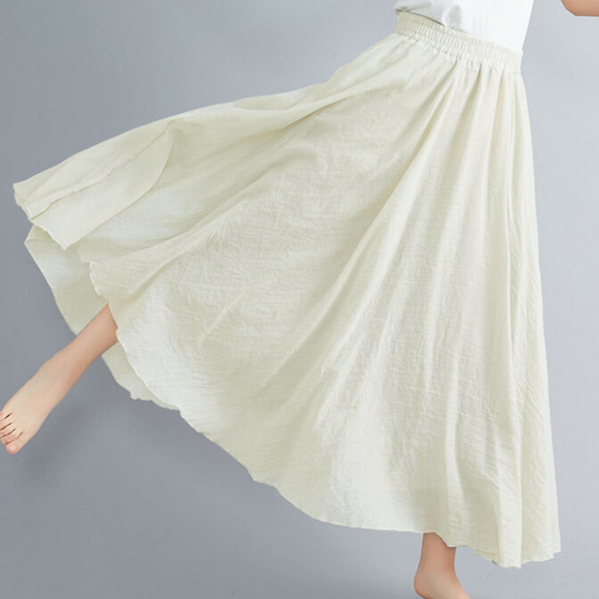 リネン スカート