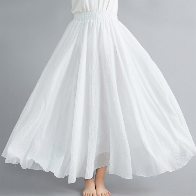 リネン スカート