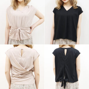 背中あき トップス 大人