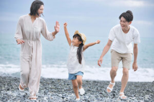 コーディネート 色 夏